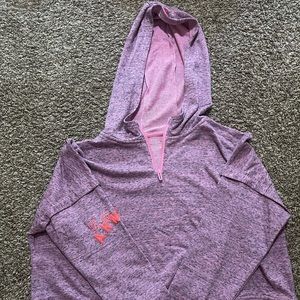 Pink Under Armour hoodie